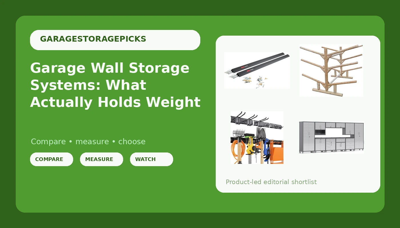 Garage Wall Storage Systems: What Actually Holds Weight