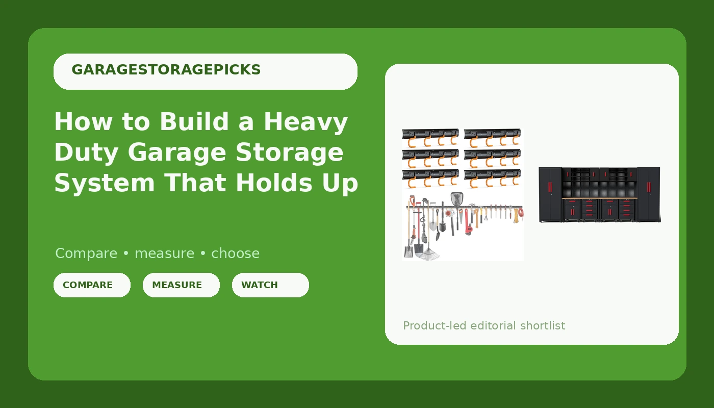 How to Build a Heavy Duty Garage Storage System That Holds Up