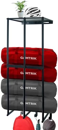 Camping Chair Storage Wall Mount Metal Rack for Garage Organization