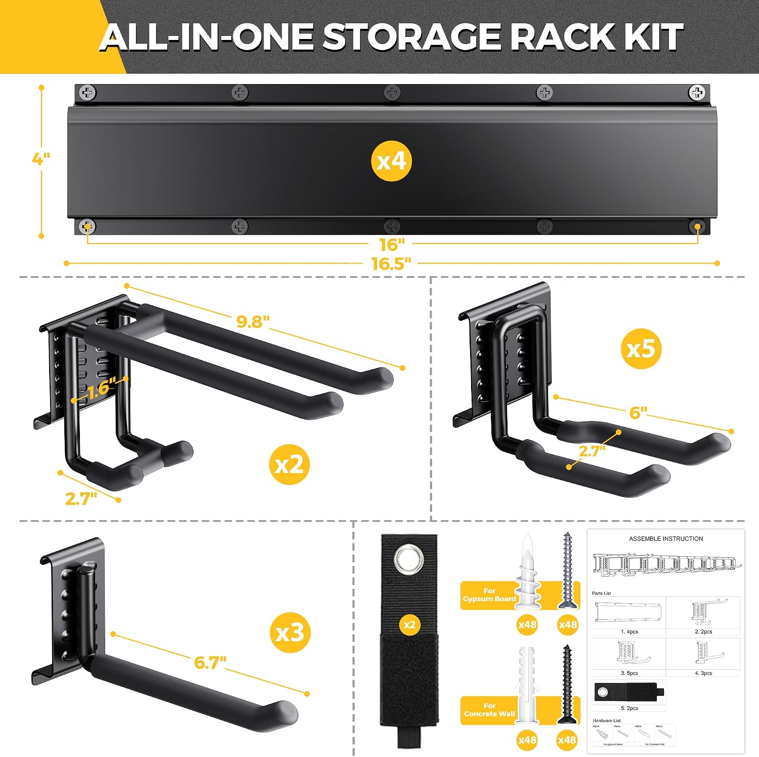 LBT 66-inch Garage Tool Organizer