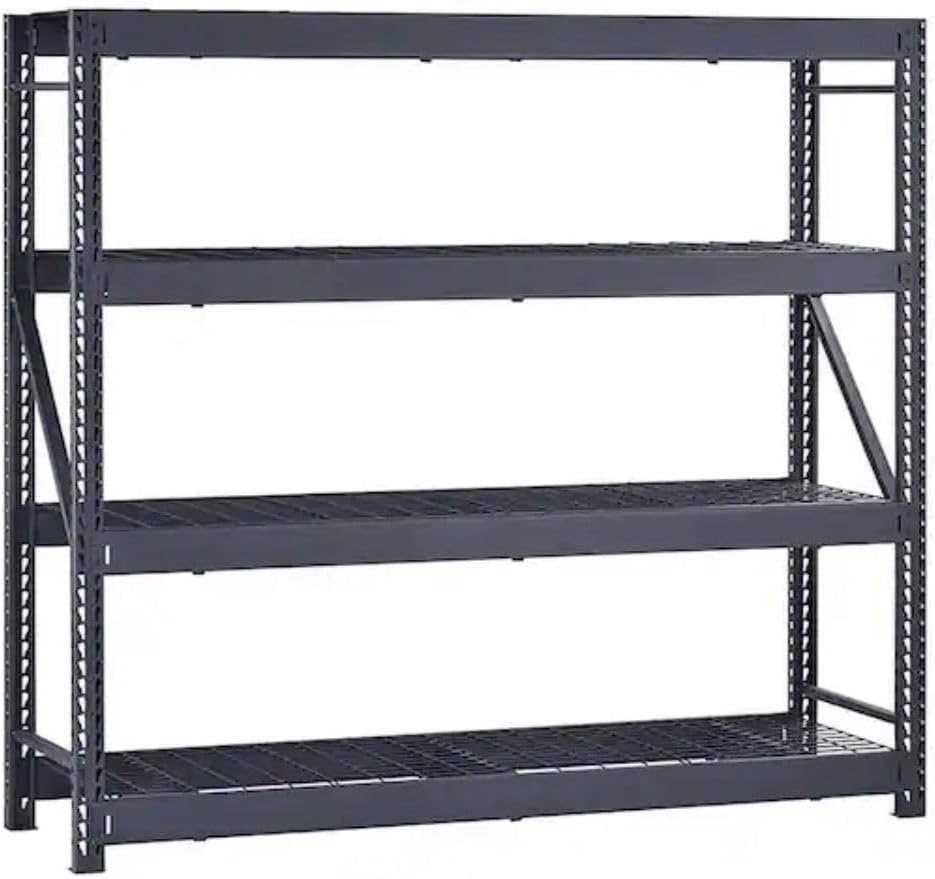 Husky Industrial Duty Steel Garage Shelving Unit, Heavy Duty Metal Storage Rack, 2500 lbs. Capacity Per Shelf, Adjustable Tiers, Welded Frame Colors